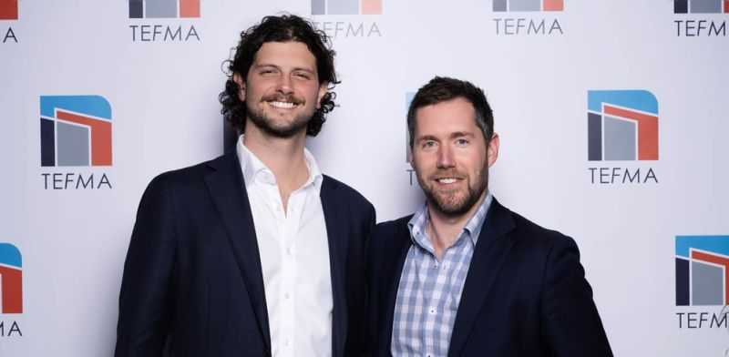 EGM Jordy Groh (left) and EGM Marc Fitcher (right) pictured attending the TEFMA conference