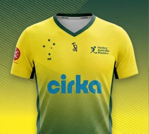 Australian Hockey Team jersey with Cirka Logo