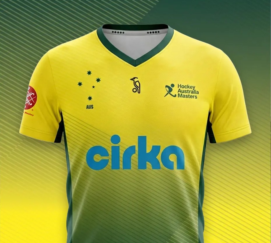 Australian Hockey Team jersey with Cirka Logo